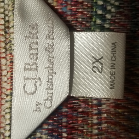 Southwest Kneedle Point Women's sleeveless,Multi Color Vest size 2X - Picture 7 of 15